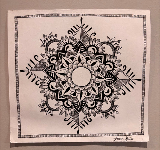 Floral Mandala Original Artwork