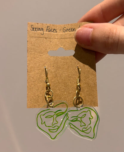 Faces Earrings
